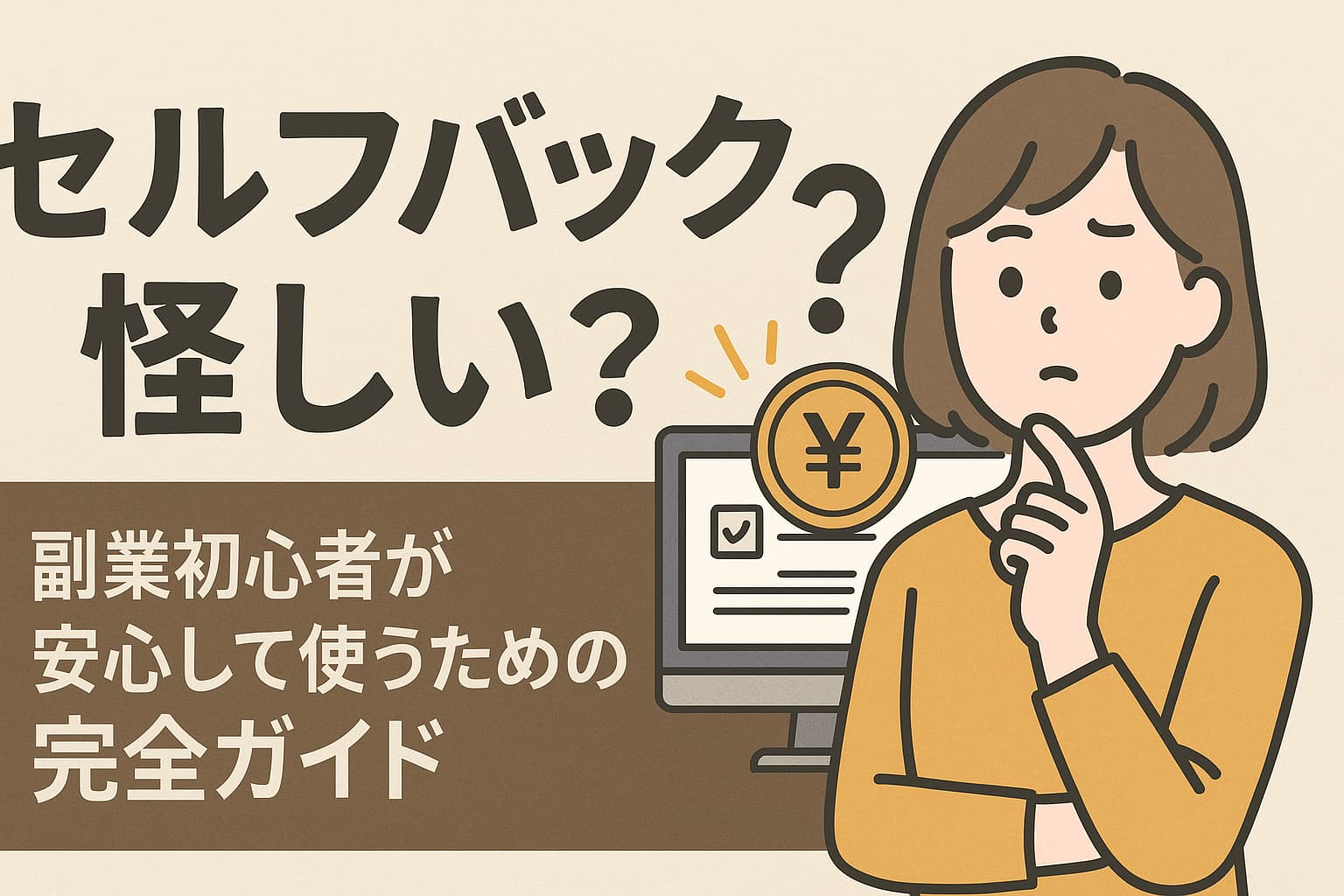 セルフバックが怪しくない理由と仕組みの図解